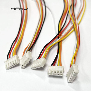 Özel 2-6 Pinli Kalaylı Bakır Kablo Demeti JST XH/SH/ZH Molex Adaptörleri IP66 Dereceli Naylon/PVC İzolasyonlu Bilgisayar Elektroniği İçin - Product Image 2