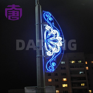 ไฟประดับเสา LED สำหรับเทศกาลคริสต์มาส เหมาะสำหรับตกแต่งถนนในเมือง ห้างสรรพสินค้า โครงการไฟตกแต่งภูมิทัศน์กลางแจ้งในช่วงวันหยุด - Product Image 6
