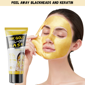 Masque facial peel-off KORMESIC certifié Bpom, 60g, or 24K, aloe vera, rose, charbon de bois, éclaircissant, apaisant, masque coréen - Product Image 6