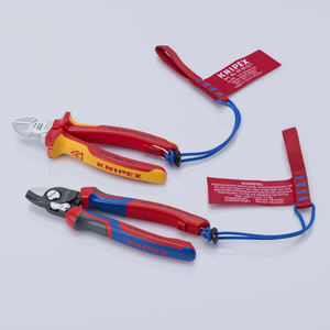 Knipex 70 06 160 T ตัวตัดแนวทแยงหุ้มฉนวนพร้อมด้ามจับที่มีที่จับหลายองค์ประกอบทดสอบ VDE; พร้อมวงแหวนล็อค - Product Image 3