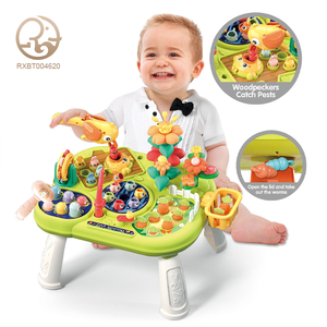 Table <span class=keywords><strong>de</strong></span> <span class=keywords><strong>jeu</strong></span> <span class=keywords><strong>de</strong></span> puzzle pour enfants haut <span class=keywords><strong>de</strong></span> gamme PC écologique multi-fonctionnel Whack-A-Mole détachable nouvelle Cognition classique - Product Image 2