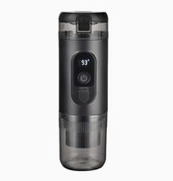 Cafetière électrique portable d'extérieur, double usage (capsules et café moulu), rechargeable par USB, pour les voyages et le camping