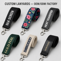 Cordon de cou Bulldog pour badge, médaille, impression par transfert thermique, écologique, en nylon professionnel