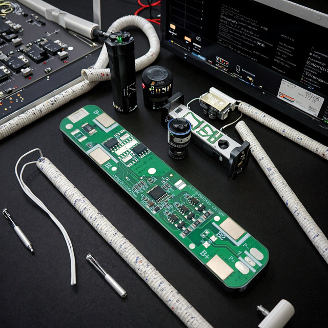 LiFePO4 protection Board PCBA Product with NTC BMS 3S 6A 10A 11.1V Suitable for Speakers, Monitoring, and Lights