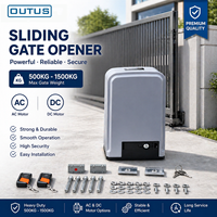 Ouvre-porte coulissant OUTUS 500 kg haute résistance DC 24V |   Pour villa résidentielle et jardin avec télécommande
