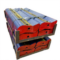 Barre de soufflage de pièces de concasseur à percussion martensitique avec céramique I44