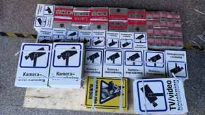 Letrero de Seguridad Metálico Personalizado, Resistente a la Oxidación, Letrero de Advertencia de Contenido, Panel Compuesto de Aluminio, Letrero de Advertencia de Peligro, Emergencia, Monitoreo, Salida - Product Image 3