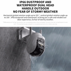 Potente Cámara Exterior <span class=keywords><strong>Xiaomi</strong></span> CW700S, Doble 4MP 2.5K, Visión Nocturna a Todo Color, IP66 Impermeable, WiFi - Product Image 4