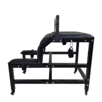 BDSM collier en bois et manilles banc de fessée tabouret à genoux équipement retenue punition meubles chaise de Bondage