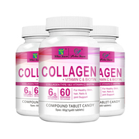 Winstown Néocell Super Collagène avec Vitamine C et Biotine Collagène Marin Vitamine C Comprimé de Collagène