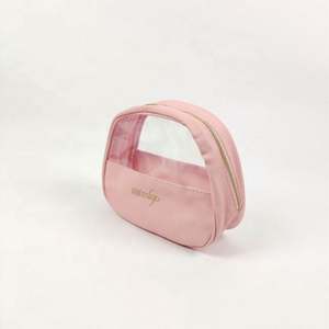 Pvc clair sac cosmétique pour brosse beauté soins de la peau en gros Logo personnalisé étanche clair Transparent coloré Pu trousse de maquillage - Product Image 2