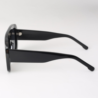 Kacamata Hitam Unisex Oversized Acetate SA0501 Terbaru, Bingkai Full Rim, Proteksi UV400, Cocok untuk Aktivitas Luar Ruangan, Dewasa, OEM Diterima