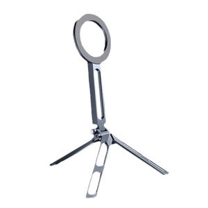 Support de tableau de bord pour téléphone portable, trépied flexible, pliable, magnétique, en alliage d'aluminium, hauteur réglable, déclencheur automatique, portable - Product Image 1