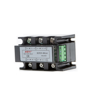 AOYI 220VAC Tiga Fasa SCR3-90LA Solid State Relay Daya Rendah dengan Perlindungan Koneksi Terbalik