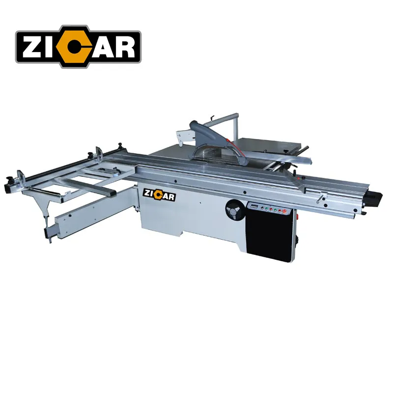 ZICAR新しいデザインのスライディングテーブルは、jayaから販売されているrooter木工を備えたメラミンボード切断機を見ました
