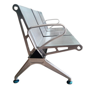 Sillas de Espera Zhuo Huang, 3 Plazas, de Metal, para Exteriores, Hospitales, Aeropuertos, Asientos Públicos - Product Image 2