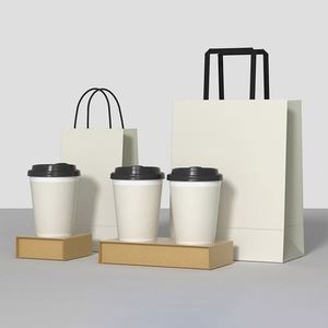 Sac en papier kraft personnalisé imprimé UV avec poignée pour la promotion, les voyages et autres activités, impression de logo - Product Image 2
