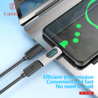 Earldom 60W de carga rápida USB tipo C Adaptador 8 pines a C OTG conectores para iPhone para Samsung Laptop Pantalla de teléfono móvil usuarios