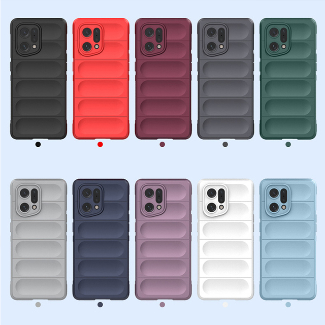Flocking Lining Wireless Charging Cell Mobile Phone case Cover for OPPO FIND X5 PRO A57 A36 Realme 9 7 Pro