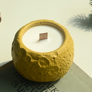 Velas perfumadas de larga duración de la serie Cold Mountain de etiqueta privada, taza de cemento de fragancia Simple, difusión decorativa, vacaciones de Diwali - Product Image 2