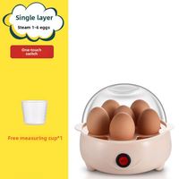 Mesin Pengukus Makanan Mini Otomatis Portabel Listrik dengan Fitur Mati Otomatis untuk Sarapan, Pengukus Telur untuk Penggunaan di Rumah