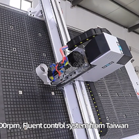 Machine de découpe de panneaux composites en aluminium ANBEN V-2142 ACP, routeur CNC vertical 2100x4200mm 2100x6200mm