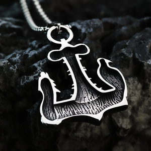 Colgante Vikingo de Martillo de Thor de Odín, Diseño Asimétrico en Forma de Escudo de Acero Inoxidable, Amuleto para Collar de Uso Diario - Product Image 4