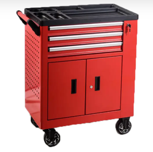 <span class=keywords><strong>Chariot</strong></span> d'atelier professionnel avec <span class=keywords><strong>porte</strong></span> latérale et rangement, 3 tiroirs, organisation optimisée, acier thermolaqué, solution personnalisée OBM/OEM <span class=keywords><strong>pour</strong></span> atelier - Product Image 3