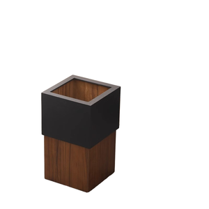 <span class=keywords><strong>ถัง</strong></span><span class=keywords><strong>ขยะ</strong></span>ไม้เนื้อแข็งวอลนัทสีดำ ดีไซน์หรูหรา สำหรับห้องนั่งเล่น ห้องนอน หรือสำนักงาน - Product Image 4