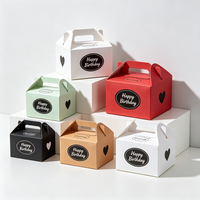 Boîte à gâteau d'anniversaire personnalisée avec impression numérique, design gratuit, production en 72h, emballage alimentaire en carton recyclable