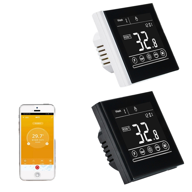 PEIFENG HEAT 95~240V Alexa Google Home Smart WiFi Thermostat for Home Office Electric Water Gas Boiler Floor Heating Temperature
