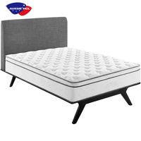Échantillon gratuit Colchone Luxury Queen King Matelas Matelas orthopédique Matelas pliant d'hôtel de 12 pouces Matelas à ressorts ensachés à 7 zones
