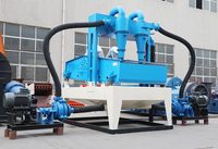 Machine de déshydratation, de criblage et de récupération de sable fin pour résidus miniers Chunlei, capacité 120-160t/h, à vendre