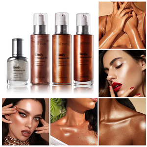 Conjunto personalizado al por mayor de aceite de bronceado con bajo MOQ de etiqueta privada Body Glitter Body Shimmer Oil Body Glow Cream/<span class=keywords><strong>Bronceador</strong></span> Sin logotipo Maquillaje - Product Image 5