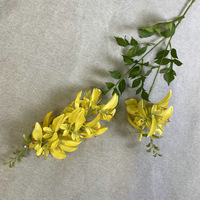 Fleurs artificielles en soie douce, style Erythrina Spring Pittosporum, pour scène de mariage, événements, spectacles, en vrac
