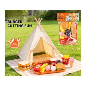 Kids Cooking Toy Set <b>Plastic</b> Fantasy Sci-Fi Theme Pretend <b>Kitchen</b> Food Cutting Fruit Vegetable Role Play Educational Toysrunner - Product Image 3