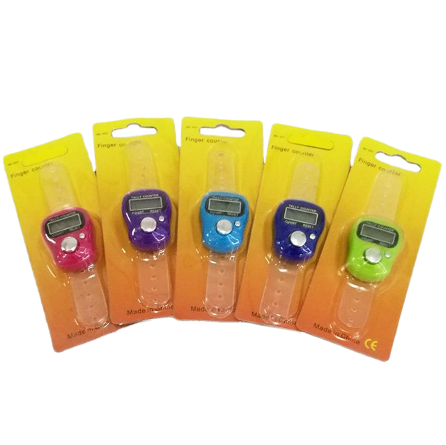 Wholesale Digital Electronic Tally Counter Plastic Finger Counter Tasbih for Muslims LCD Counters for Praying for Father's Day