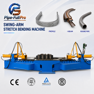 Machine de cintrage à froid pour poutres de garde-corps routiers, équipement de formage de profilés à bras oscillant pour barrières de sécurité routière - Product Image 1
