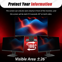 Filter Privasi OEM untuk Monitor Lenovo 24 Inch 16:9 Anti Silau Pengurang Cahaya Biru Pelindung Layar dengan Dudukan Geser