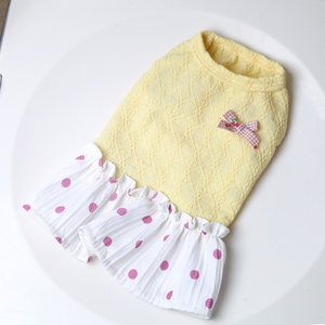 Robe de princesse à pois couleur bonbon pour chien et chat, vêtements d'été pour animaux de compagnie - Product Image 4
