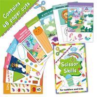 Apprendre à couper pratique préscolaire coupe coller artisanat sensoriel bricolage jouet ciseaux compétences livre d'activités