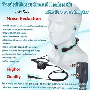 Cou gorge micro casque U94 PTT Baofeng Kenwood HYT TYT talkie-walkie gorge contrôlée réduction du bruit ensemble d'écouteurs - Product Image 3