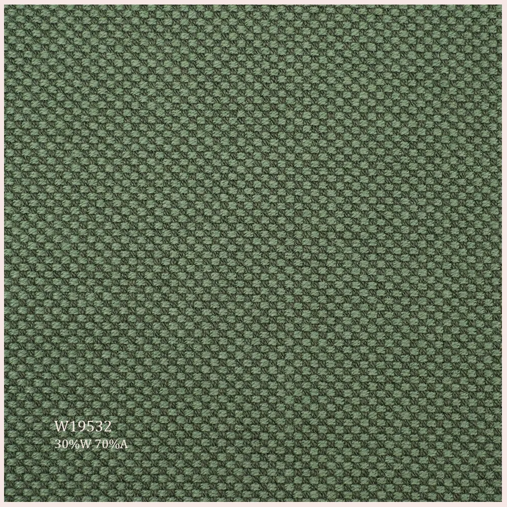 Tessuto del sofà della lana del tessuto misto acrilico variopinto confortevole di stile europeo per il cuscino della tenda del sofà