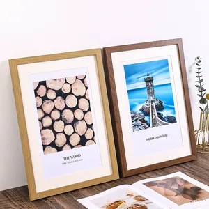 Factory Sale Customized Cheap 5" 6" 7" 8" 10" <b>A4</b> A3 MDF Black White Poster Picture Wood Photo <b>Frame</b> - Product Image 3