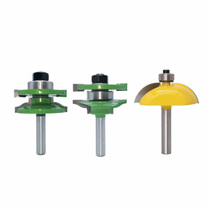 Milling Cutter Set 30 Mm Cutting Length 2 Flutes Carbide For Cnc Machining Center Cabinet Door Milling - Product Image 1