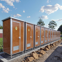 Cabine de Douche et Toilettes Mobiles Préfabriquées au Design Moderne, Prix Usine, Vente Chaude, Module de Salle de Bain Extérieur en Panneaux Sandwich