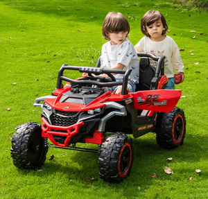 Jouets pour bébés en gros - Voitures à pédales et buggy UTV en plastique élégant à 4 roues pour enfants de <span class=keywords><strong>2</strong></span> à 7 <span class=keywords><strong>ans</strong></span> avec télécommande <span class=keywords><strong>2</strong></span>.4G - Product Image 1