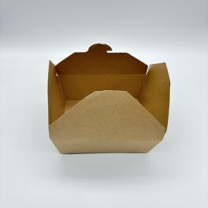 Contenedor Rectangular Desechable de Papel Kraft para Alimentos, Envase de Grado Alimenticio para Ensaladas, Práctico y Conveniente - Product Image 6