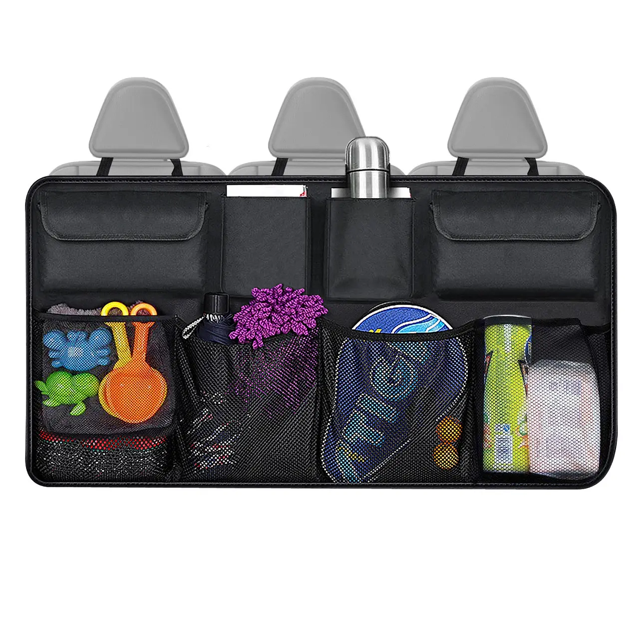Top quality travel oxford Car Storage Bag car Seat Organizer box for kids toy Holder