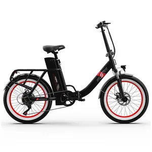 Sepeda listrik lipat 20 inci dewasa 250W 15Ah, sepeda Fat Bike dengan gudang EU UK kualitas tinggi